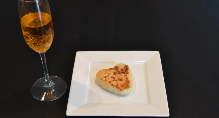 DSC_0052 Fancy arepa heart dinner
