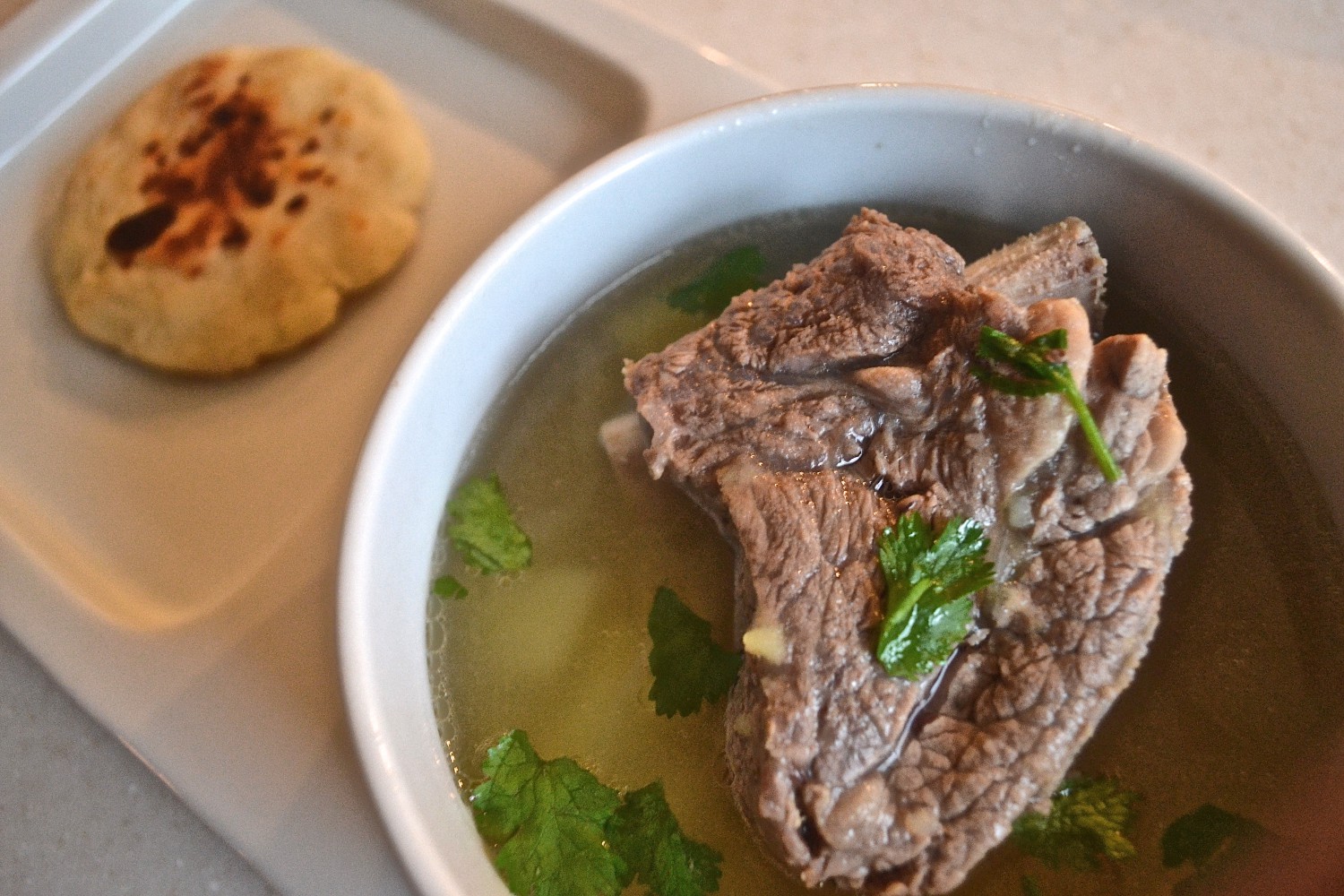 A bowl of Colombian Caldo de Caostilla