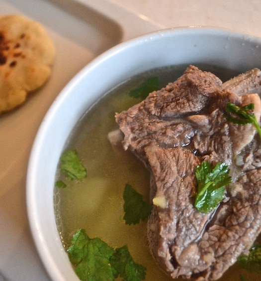 A bowl of Colombian Caldo de Caostilla