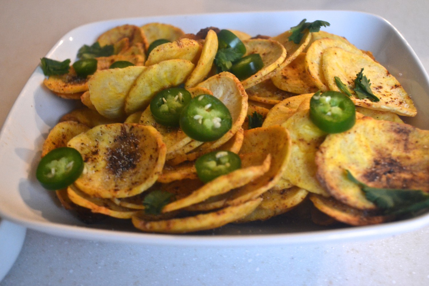 Basket of Plantain Chips