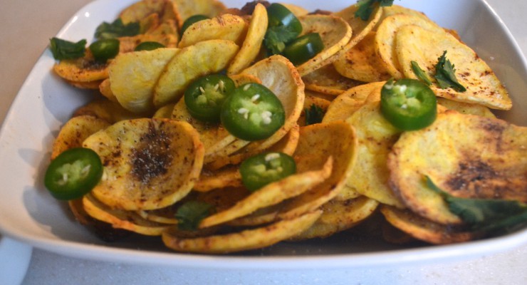 Basket of Plantain Chips