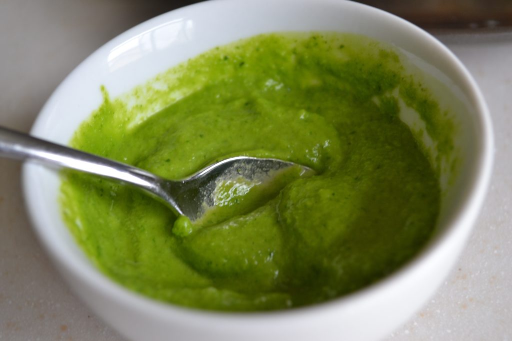 Guasacaca sauce in a bowl