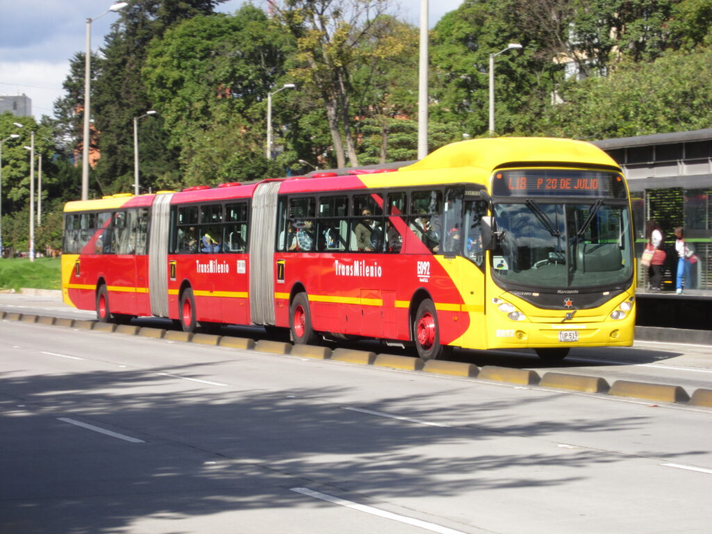 The TransMilenio RBS In Bogota Colombia