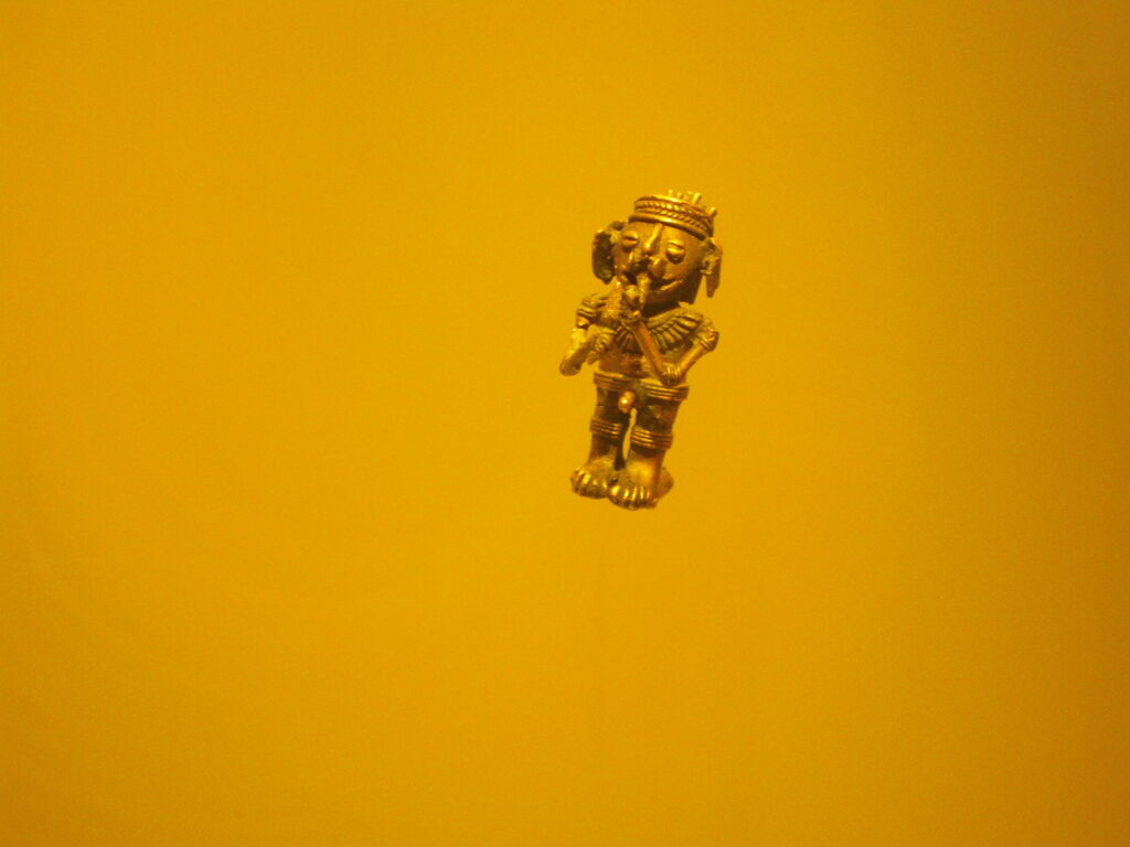 Gold Figure from the Museo de Oro en Bogota